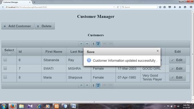 Edit Existing Customer