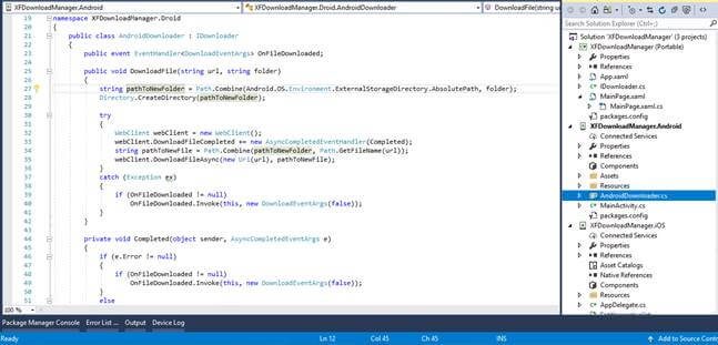How To Download Files In Xamarin.Forms