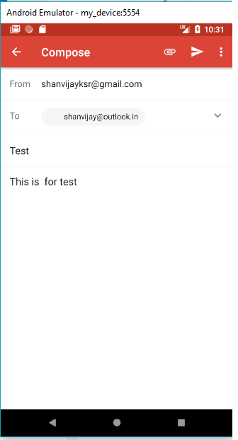 How To Send A Content With Default Email Application In Xamarin Forms Application Using Xamarin Essentials For Android And UWP