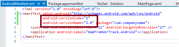 Version Tracking in Xamarin Forms application using Xamarin Essentials for Android and UWP