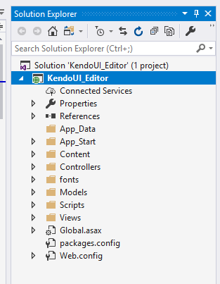 ASP.NET MVC 5 - Kendo UI - Working With Editors And Customize It