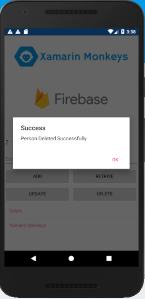 Xamarin.Forms - Working with Firebase Realtime Database CRUD Operations
