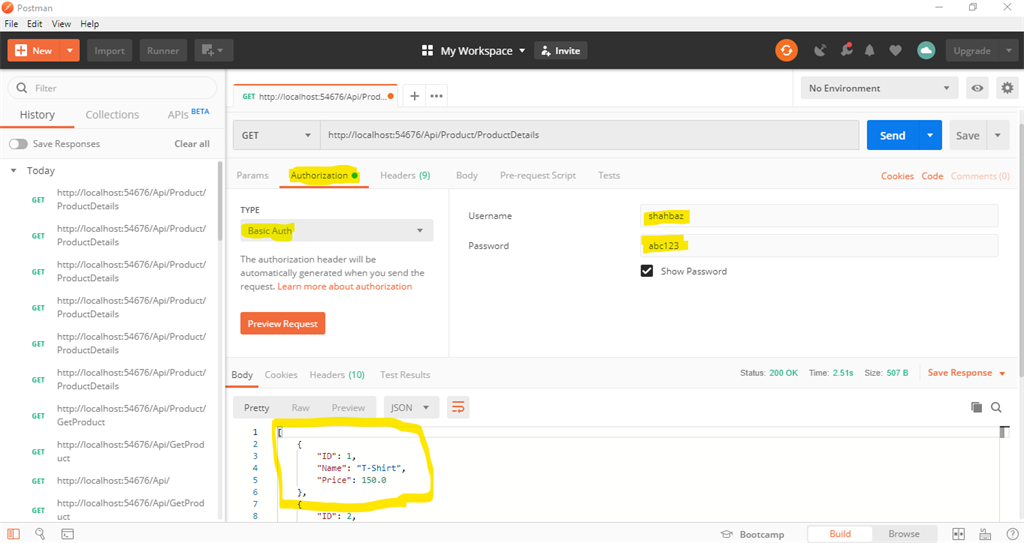 ASP.NET Web API Authorization By Basic Auth/OAuth2.0/JWT