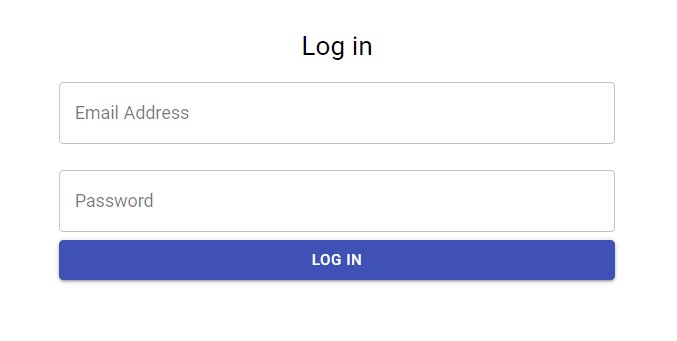 Demo login form 