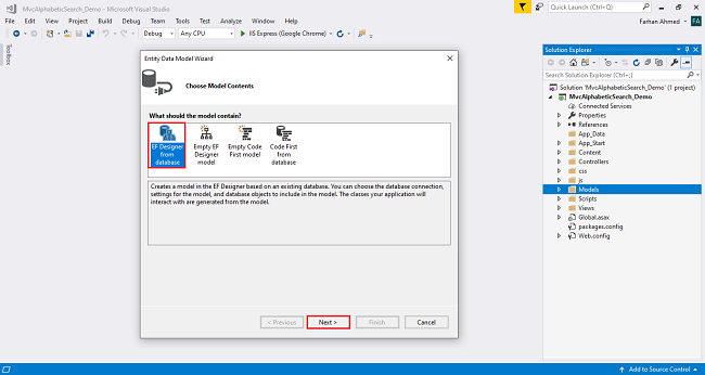 Alphabetical Search Using Ajax In ASP.NET MVC