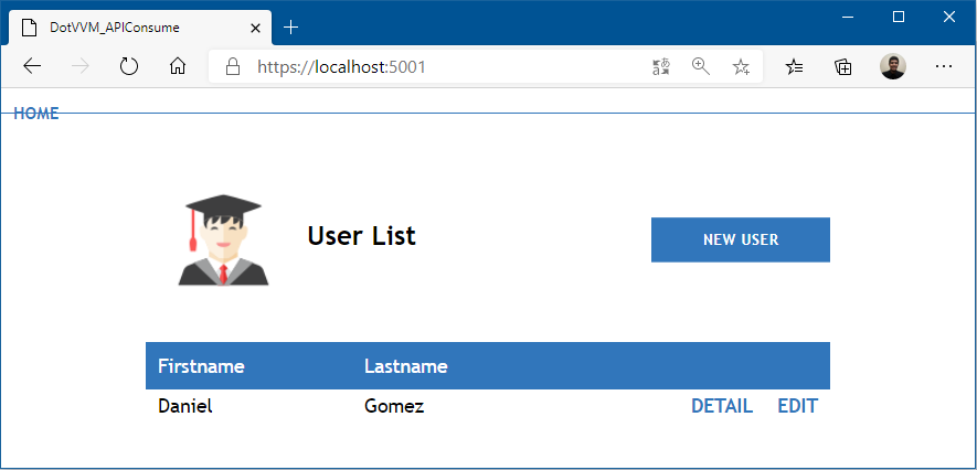 Working With Web Services Through ASP.NET Core And DotVVM