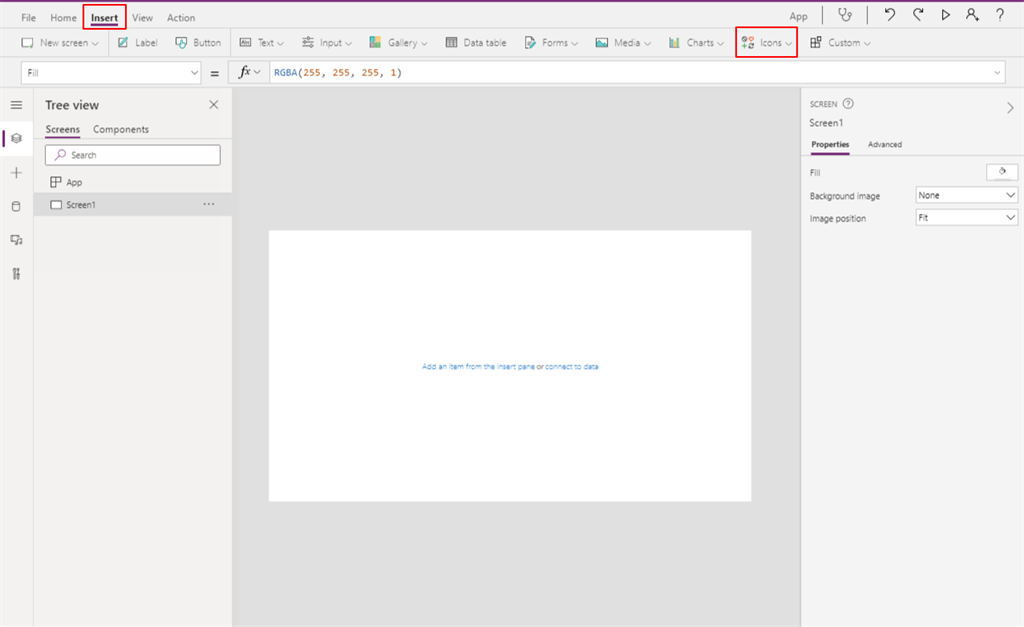 Flyer Menu In PowerApps