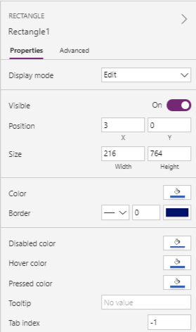 Flyer Menu In PowerApps
