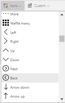 Flyer Menu In PowerApps