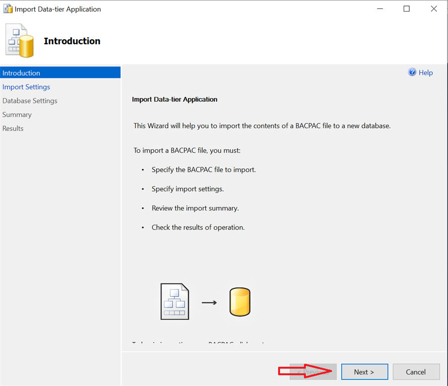Import Database From bacpac And bak File In SQL Server
