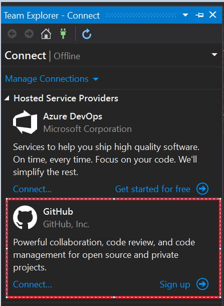 Up and Running with Git Hub extension in Visual Studio