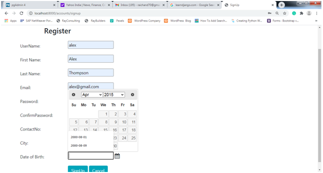 Django CRUD And User Authentication With Django Class Based View And Using PostgreSQL Database Server