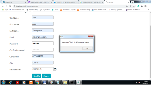 Django CRUD And User Authentication With Django Class Based View And Using PostgreSQL Database Server