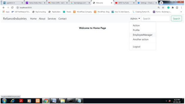 Django CRUD And User Authentication With Django Class Based View And Using PostgreSQL Database Server