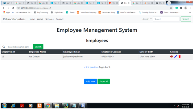 Django CRUD And User Authentication With Django Class Based View And Using PostgreSQL Database Server