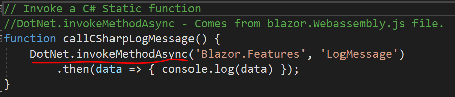 .Net 5 Blazor WASM - Calling JavaScript From C# And Vice Versa