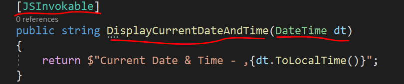 .Net 5 Blazor WASM - Calling JavaScript From C# And Vice Versa