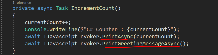 .Net 5 Blazor WASM - Calling JavaScript From C# And Vice Versa