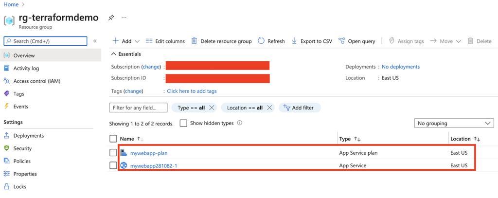Terraform On Azure - Creating A WebApp