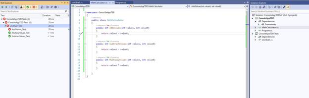 Test Driven Development In Visual Studio 2019