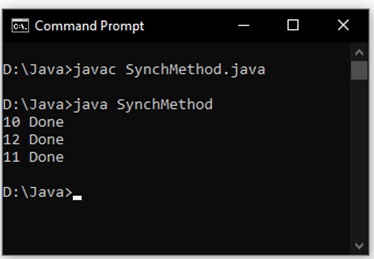 Thread Synchronization in Java