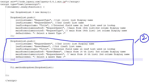 Three Level Cascading Dropdown SharePoint List By Using JavaScript And Script Editor Web Part