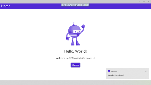 Toast in .Net MAUI