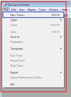 Trace Database Transaction Using SQL Profiler