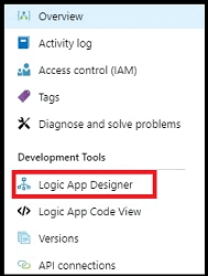 Logic app designer