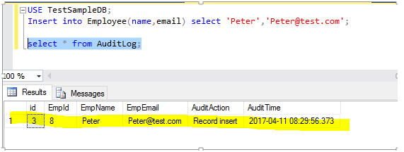 Triggers In SQL Server