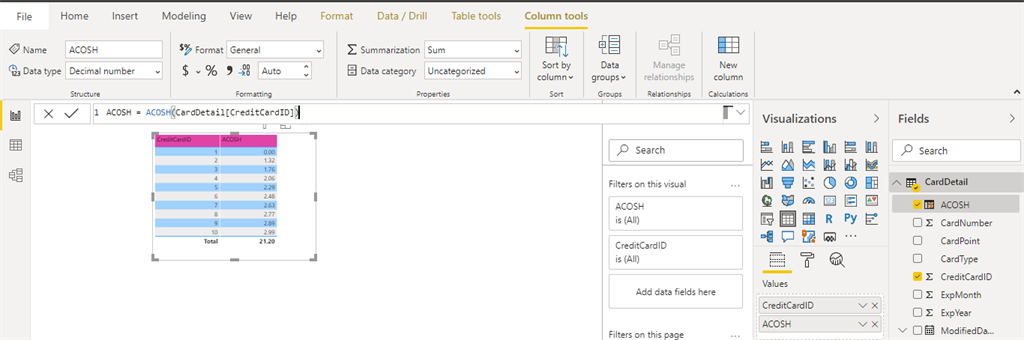 Trigonometric DAX Function In Power BI