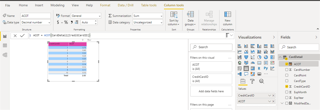 Trigonometric DAX Function In Power BI