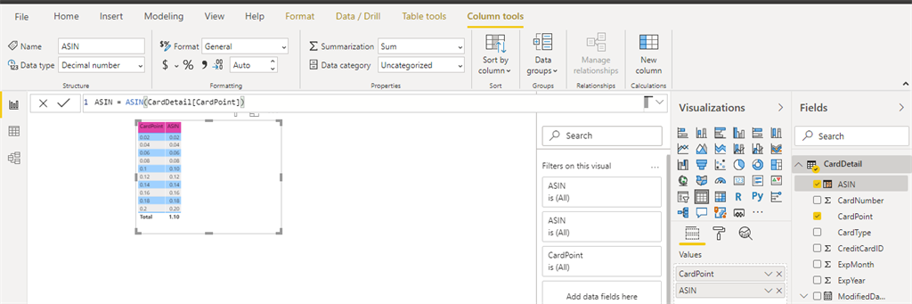 Trigonometric DAX Function In Power BI