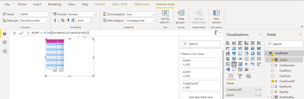 Trigonometric DAX Function In Power BI