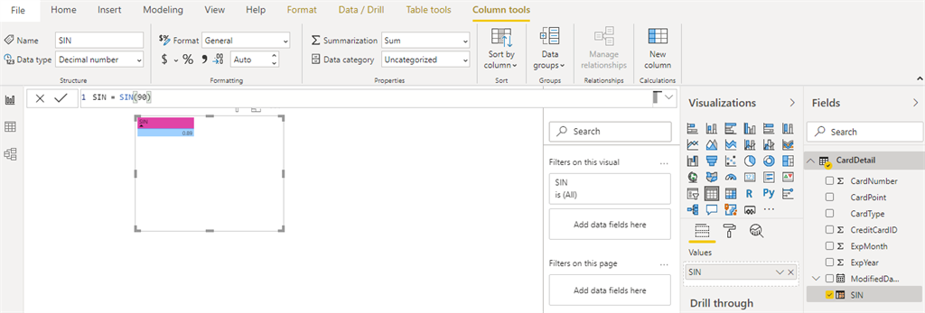 Trigonometric DAX Function In Power BI
