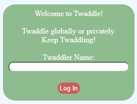 Twaddle Application Using SignalR