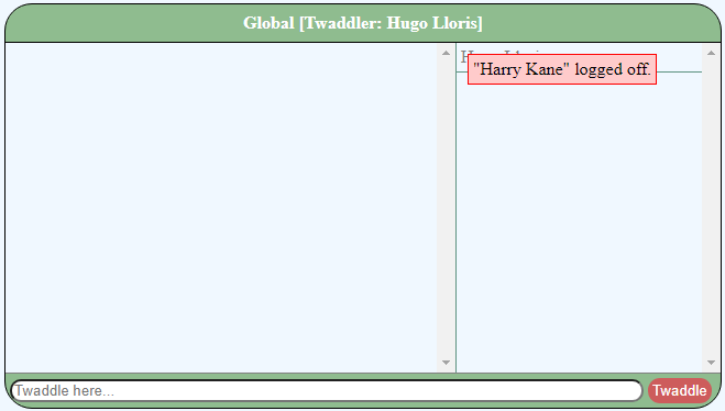 Twaddle Application Using SignalR