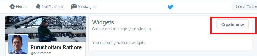 Twitter Timeline Widget
