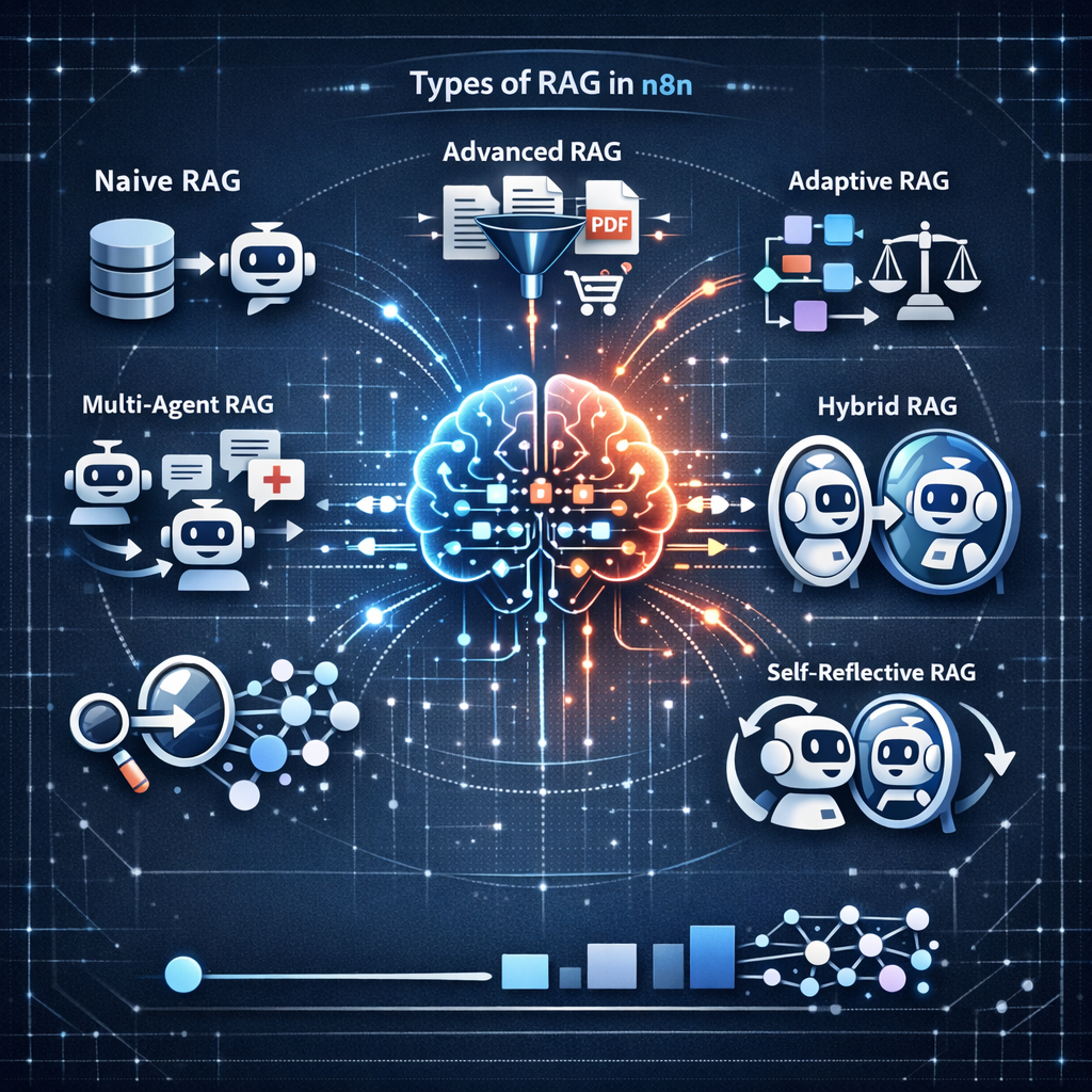 Types of RAG in n8n (Complete Guide with Real Examples)