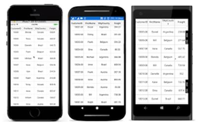 Types Of Xamarin Layouts