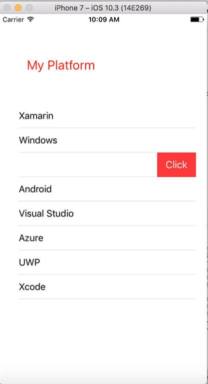 Uitableview Swipe Right In Xamarin Ios App