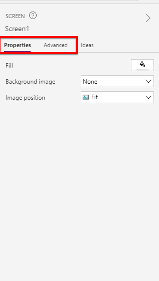 Understand Properties and Events of Screens in PowerApps