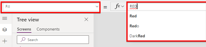 Understand Properties and Events of Screens in PowerApps