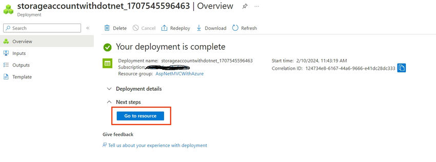 Deployment completed