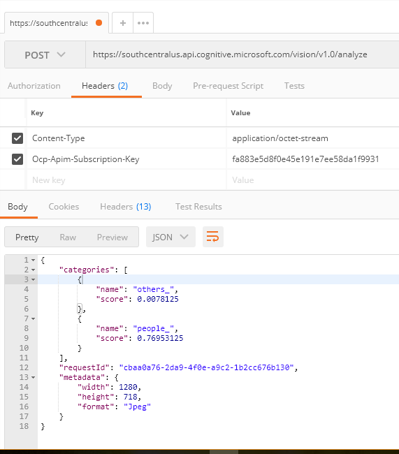 Understanding Computer Vision API In Azure