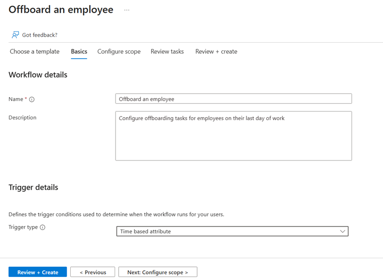 Offboard an employee