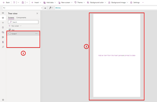 Understand screens and screen templates in PowerApps
