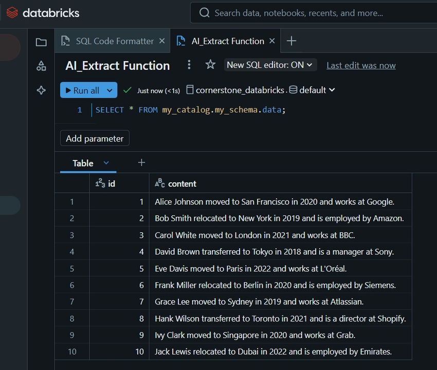 Understanding the AI_EXTRACT SQL Function in Databricks