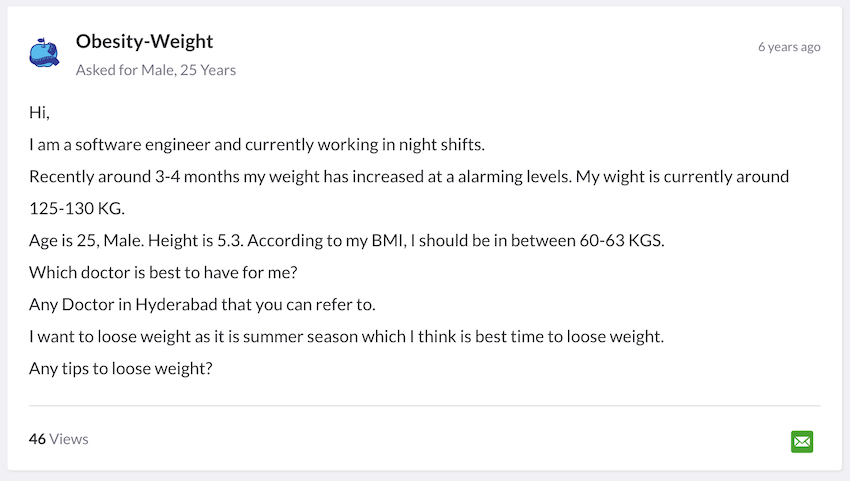 Obesity in software professionals