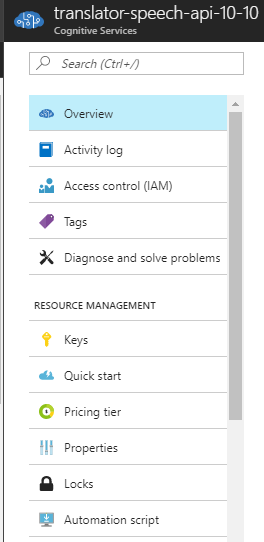 Understanding Translator Speech API In Azure